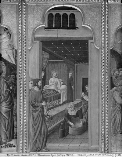 Ciclo della vita della Vergine, Nascita della Vergine, c. 1445 da Giovanni Francesco da Rimini